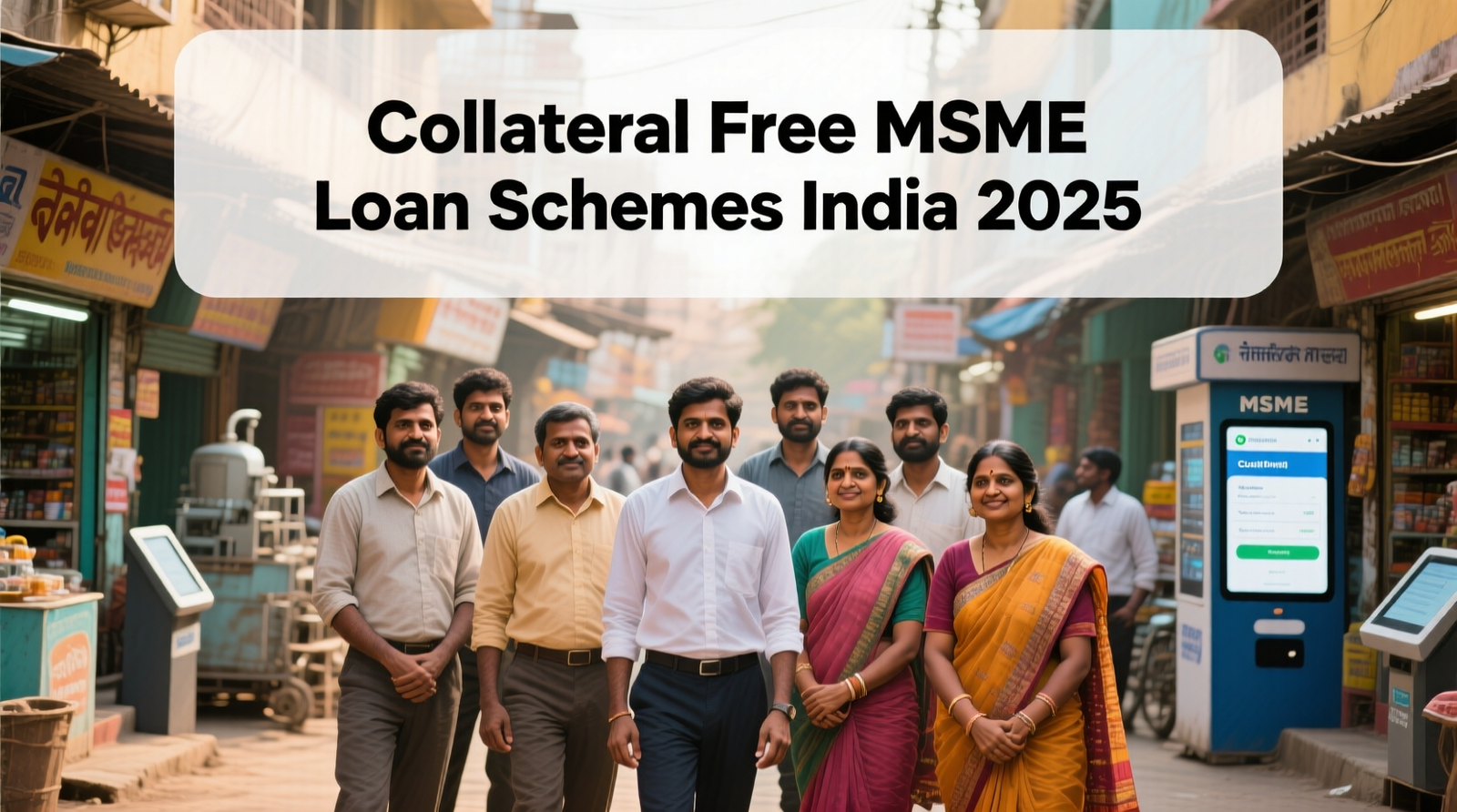 Collateral Free MSME Loan Schemes India 2025