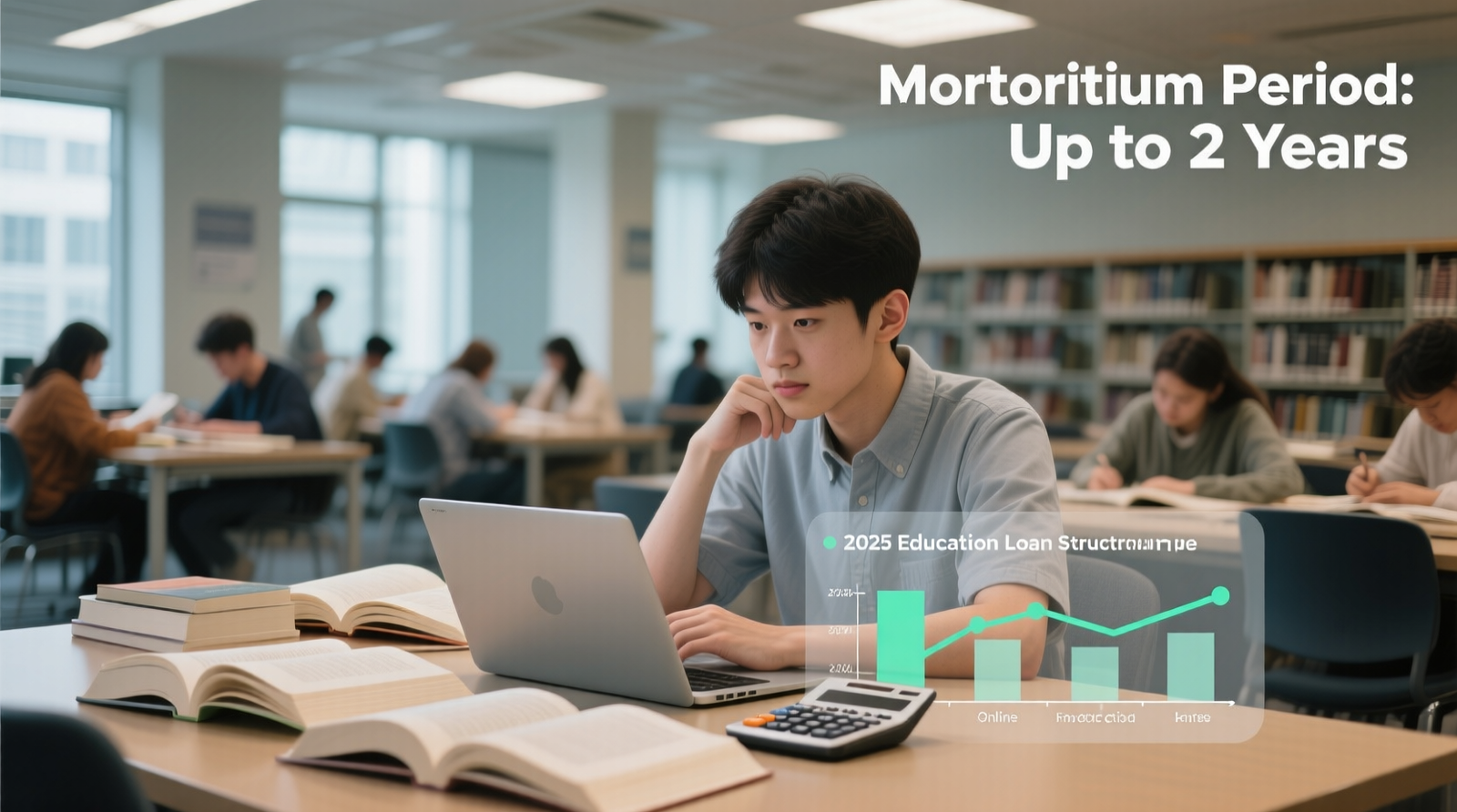 Education Loan with Moratorium Period 2025