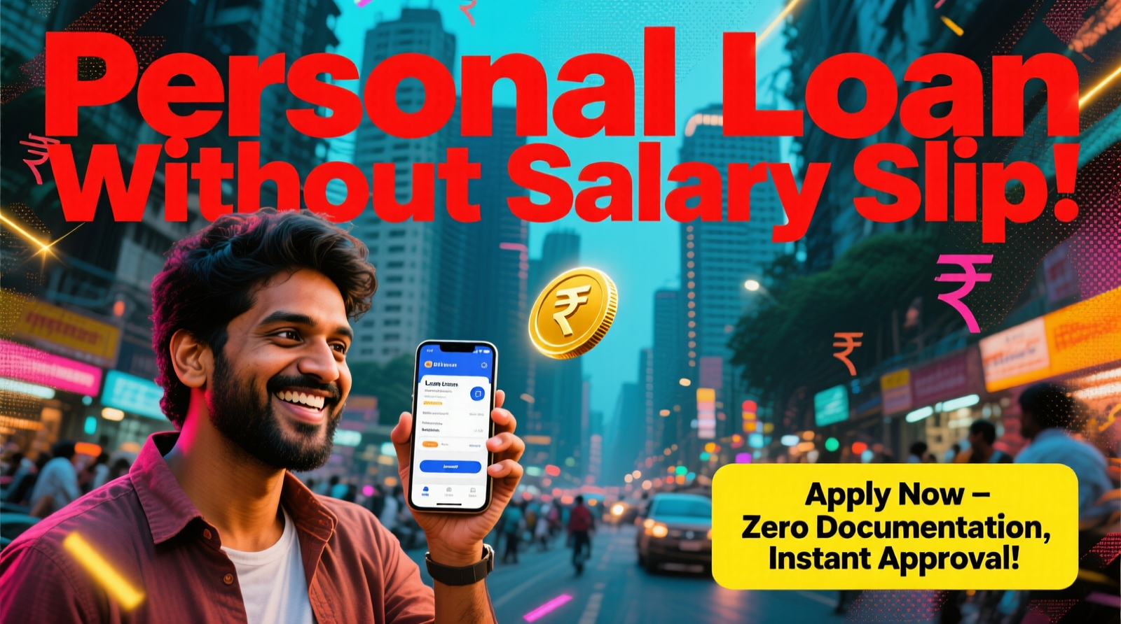 Personal loan without salary slip India new