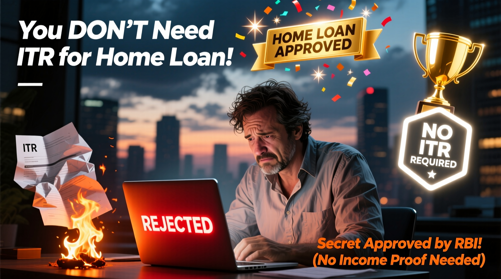 Home Loan For Self Employed Without ITR